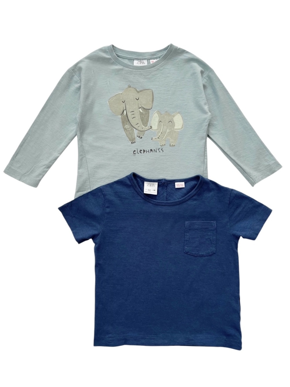 2 Zara toddler boy size 2-3 tops